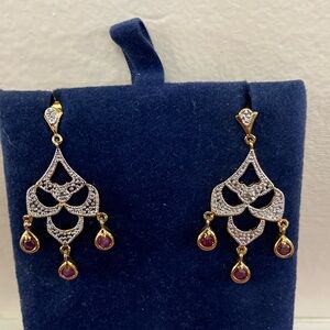 Vintage DBJ 925 handmade earrings